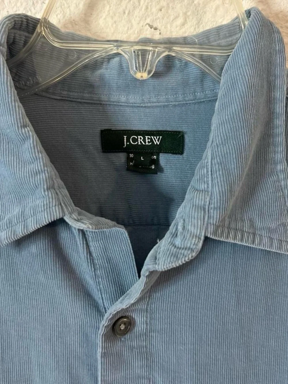 J. Crew Men's Button-Down Shirt in Slate Blue